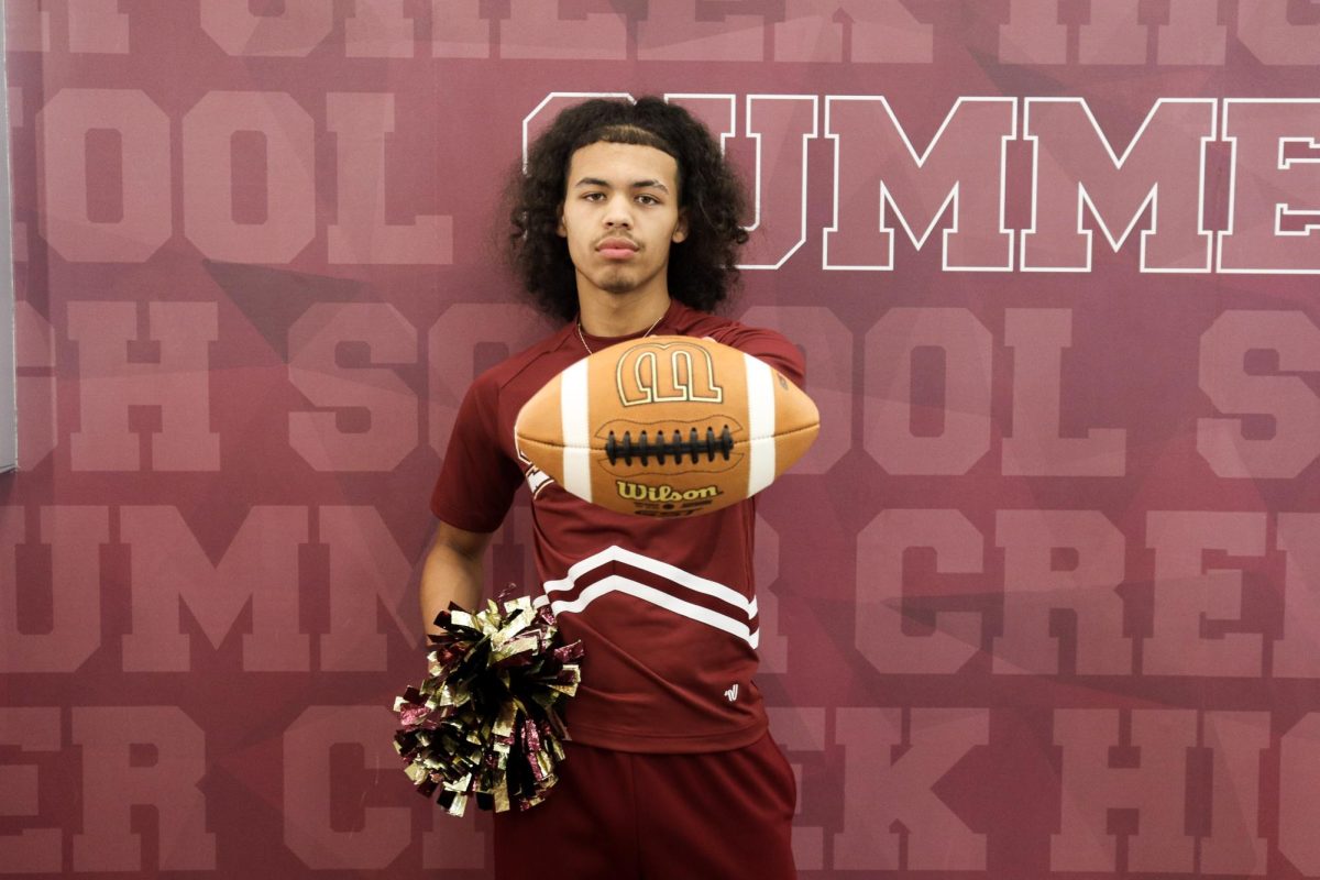 Jayden Gibson opens doors for boys in cheer
